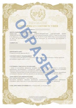 Образец Сертификат СТО 01.064.00220722.2-2020 Углич Сертификат СТО 01.064.00220722.2-2020 